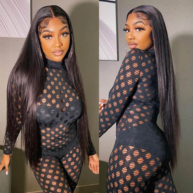 Skin Melt HD Lace Wigs 13x4 Lace Front Wigs Straight Human Hair Wigs