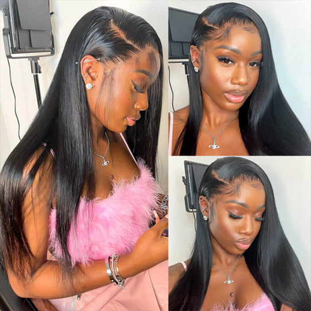 Skin Melt HD Lace Wigs 13x4 Lace Front Wigs Straight Human Hair Wigs