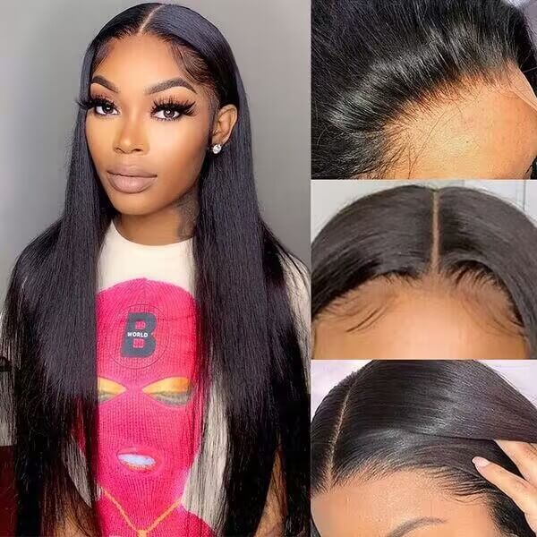 Straight Hair Wigs 4x4 HD Lace Closure Wigs and 13x5x1 T Part Lace Human Hair Wigs