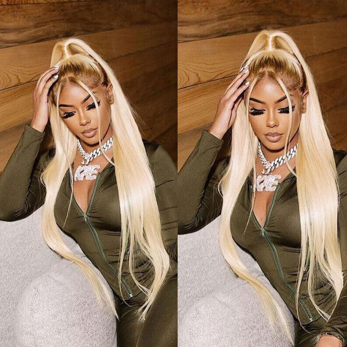 4/613 ombre blonde hd lace front wig