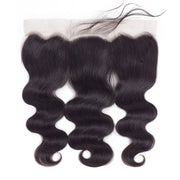 Peruvian Body Wave 4 Bundles With 13x4 Lace Frontal 10A Virgin Human Hair Bundles With Frontal Deal
