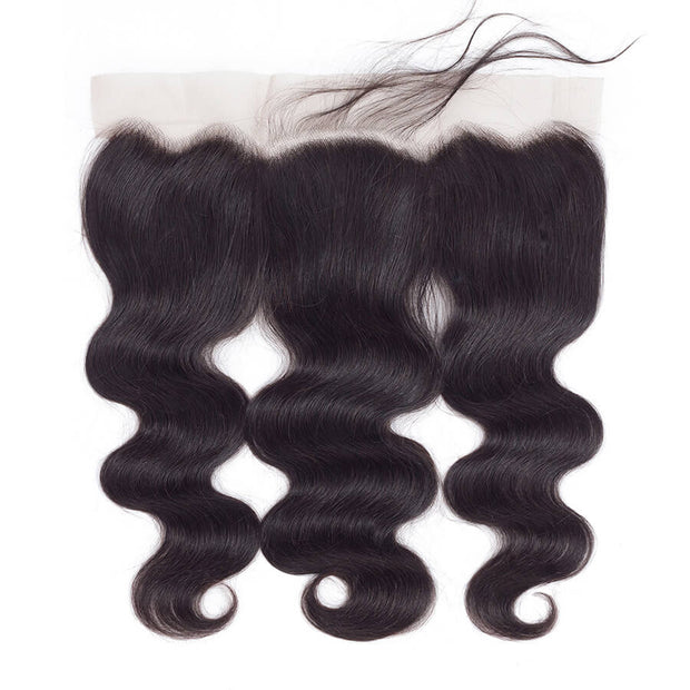 Peruvian Body Wave 4 Bundles With 13x4 Lace Frontal 10A Virgin Human Hair Bundles With Frontal Deal