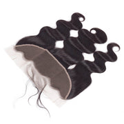 Peruvian Body Wave 4 Bundles With 13x4 Lace Frontal 10A Virgin Human Hair Bundles With Frontal Deal