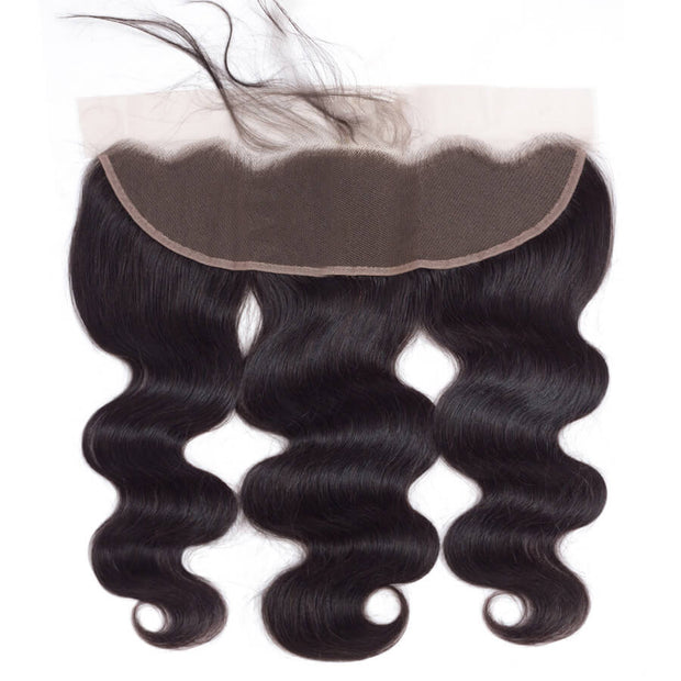 Malaysian Body Wave 4 Bundles With 13X4 Ear To Ear Lace Frontal Natural Color