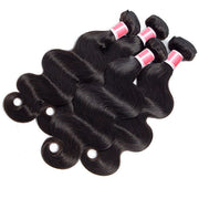 Peruvian Body Wave 3/4 Bundle Deals Unprocessed Virgin Human Hair Extensions In Stock