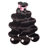 Peruvian Body Wave 3/4 Bundle Deals Unprocessed Virgin Human Hair Extensions In Stock