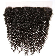 Curly Hair 13x4 Ear to Ear HD Transparent Lace Frontal Human Hair 12A Quality