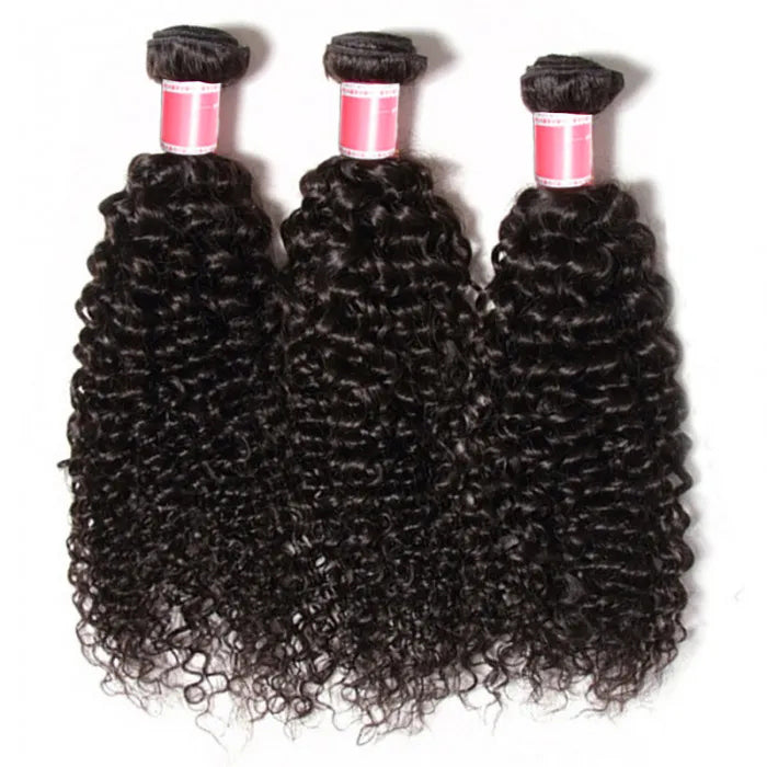 Peruvian Curly Hair 3/4 Bundle Deals Unprocessed Virgin Human Hair Extensions In Stock