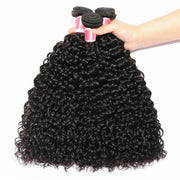 Peruvian Curly Hair 3/4 Bundle Deals Unprocessed Virgin Human Hair Extensions In Stock