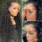 Deep Wave 13x4 HD Transparent Lace Front Wigs Virgin Human Hair | Glueless Wig