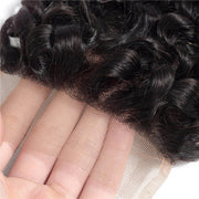 Brazilian Deep Wave Hair 3 Bundles With Closure High Quality 100% Unprocessed Virgin Human Hair Bundles With Closure