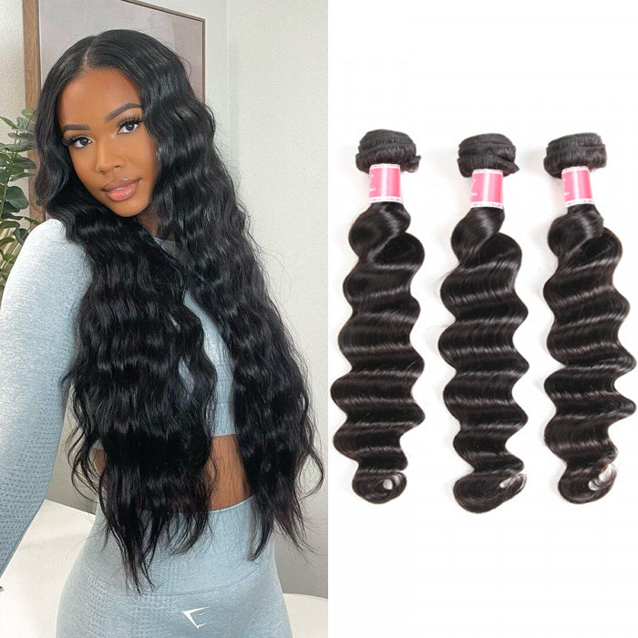 Malaysian Loose Deep Wave 3/4 Bundle Deals Unprocessed  display picture 2