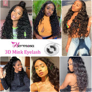 loose deep wave hair customer show