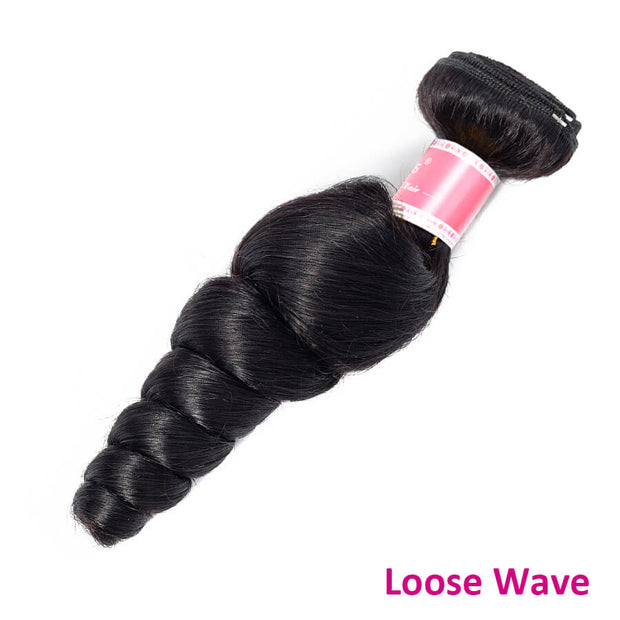 One Bundle Sale Straight/Body Wave/Curly/Deep Wave/Water Wave/Loose Wave Brazilian Hair Weave Bundles 100% Unprocessed Virgin Human Hair