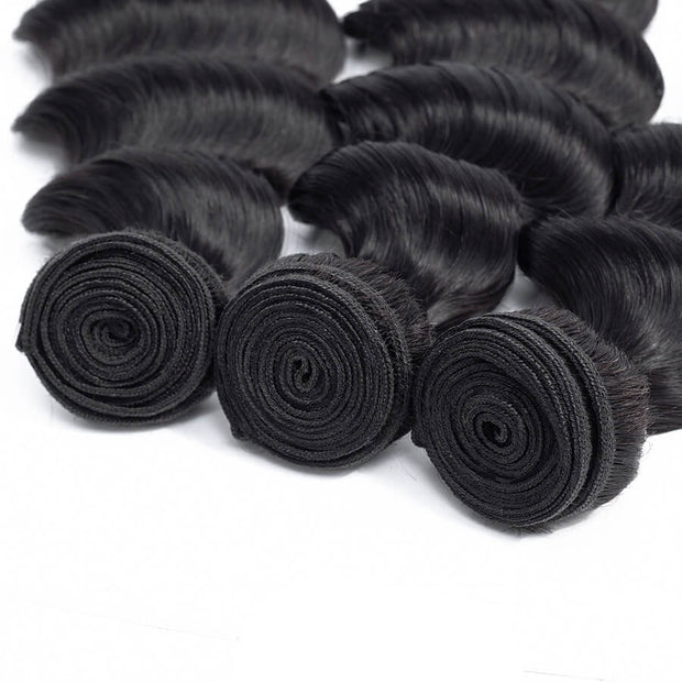 tight and neat weft loose deep wave