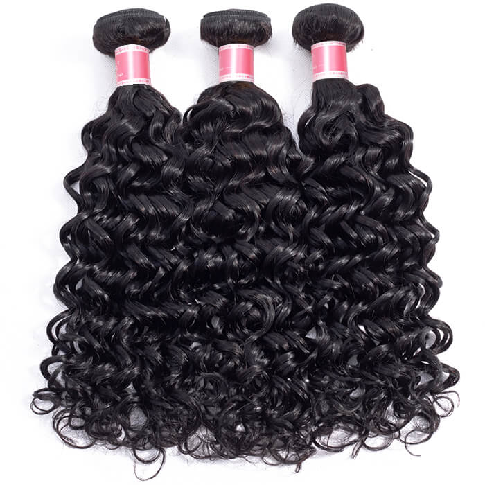 Brazilian Water Wave Hair 3 Bundles Hermosa Hair 10A 100% Virgin Human Hair Extension