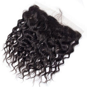 Brazilian Water Wave Virgin Hair Weave 3 Bundles With 13*4 Lace Frontal